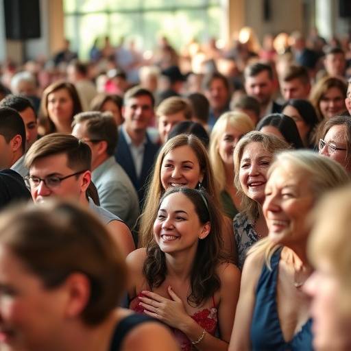 Depiction of a group of people gathering, representing Event Photography