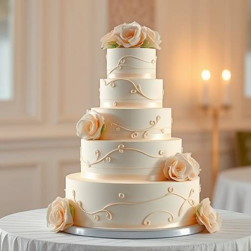 Illustration of a wedding cake, representing Wedding Photography