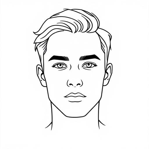 Outline of a person's face, symbolizing Portrait Photography
